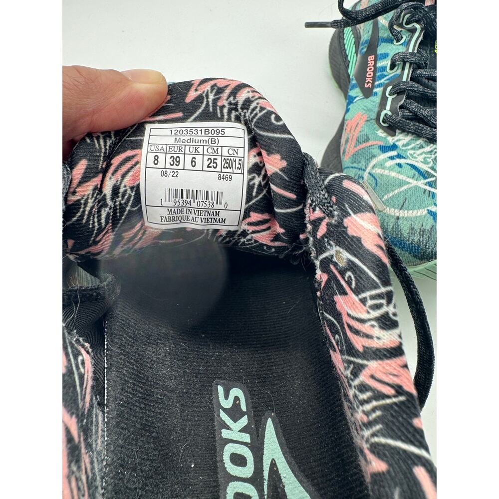 Brooks Adrenaline GTS 22 Flamingo Tropical Yucca 1203531B095 - size 8 - Picture 10 of 12